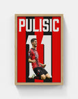 Plakat - Christian Pulisic kunst - admen.dk