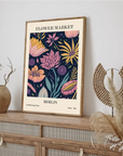 Plakat - Berlin - Flower market - admen.dk