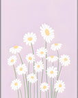 Plakat - Blomster i farver - Flower market - admen.dk