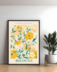 Plakat - Bologna natur - Flower market - admen.dk