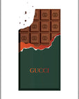 Plakat - Gucci chokolade bid - admen.dk