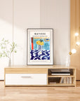 Poster - Matisse - Blue vase with title