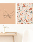 Plakat - Mosaik boho kunst - admen.dk
