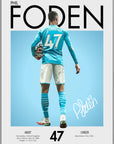 Poster - Phil Foden graphic look