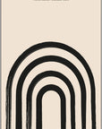 Plakat - Rainbow boho kunst - admen.dk