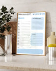 Plakat - Daily Planner - Dansk - admen.dk