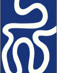 Plakat - White art line kunst - admen.dk