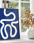Plakat - White art line kunst - admen.dk