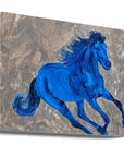 Canvas - Blue Horse