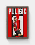 Plakat - Christian Pulisic kunst - admen.dk