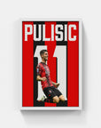 Plakat - Christian Pulisic kunst - admen.dk