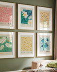Plakat - New York gul - Flower market - admen.dk