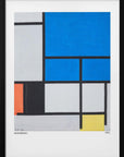 Plakat - Composition with Large Blue Plane, Red, Black, Yellow, and Gray 1921 - Admen.dk