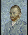 Plakat - Vincent Van Gogh's Self Portrait (1889) - Admen.dk