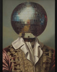 Poster - DiscoHead King / Altered Collage Art