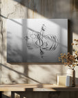 Canvas - Quote & Angelfishes - Admen.dk