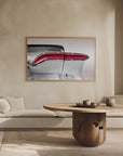 Poster - US classic car 1958 taillight abstract