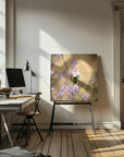 Canvas - Bird Whispering to the Peach Flower - Admen.dk