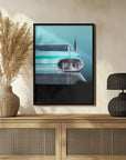 Plakat - US classic car 1961 Sedan Deville - Admen.dk