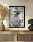 Poster - Flower01black1