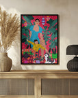 Plakat - Woman and Child the Garden - Admen.dk
