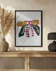 Plakat - Din 140 Abstract Butterfly - Admen.dk