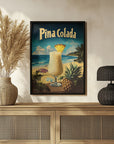 Poster - Pina Colada Vintage