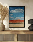 Plakat - Red Mountain and Crops 01 - Admen.dk