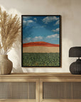 Plakat - Red Mountain and Crops 03 - Admen.dk