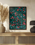 Plakat - Red Flowers 51 - Admen.dk