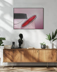 Poster - US classic car 1961 Comet tail fin abstract