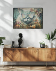 Poster - Cat Animal Vintage Art Illustration Wallart 11