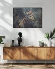 Poster - Giraffe Animal Vintage Art Illustration Wallart 07