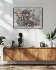 Plakat - Tiger Animal Vintage Art Illustration Wallart 16