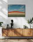 Plakat - Red Mountain and Crops 02 - Admen.dk