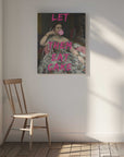 Canvas - Let Them Eat Cake, Bubble Gum Vintage Portrait