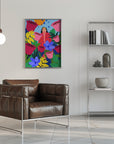 Plakat - Woman in Flower Garden - Admen.dk