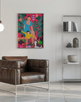 Plakat - Woman and Child the Garden - Admen.dk
