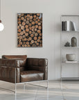 Plakat - Wood Logs 02 - Admen.dk