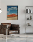 Plakat - Red Mountain and Crops 01 - Admen.dk