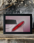 Poster - US classic car 1961 Comet tail fin abstract