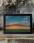 Plakat - Red Mountain and Crops 02 - Admen.dk
