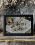 Plakat - White Flowers 22 - Admen.dk