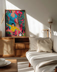Plakat - Woman and Child the Garden - Admen.dk