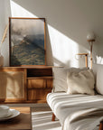 Plakat - Mountain view and clouds - Admen.dk