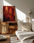 Plakat - Red Flowers 17 - Admen.dk