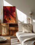 Plakat - Red Flowers 21 - Admen.dk