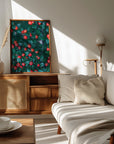 Plakat - Red Flowers 51 - Admen.dk