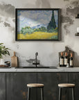 Plakat - Wheat Field With Cypresses - Admen.dk