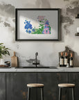 Poster - Delphinium Flower